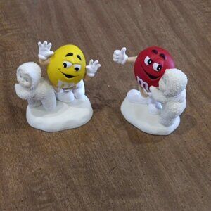 M&M's Red and Yellow Character Figurines